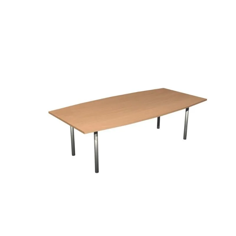 Alpine Barrel Top Table With Pole Legs