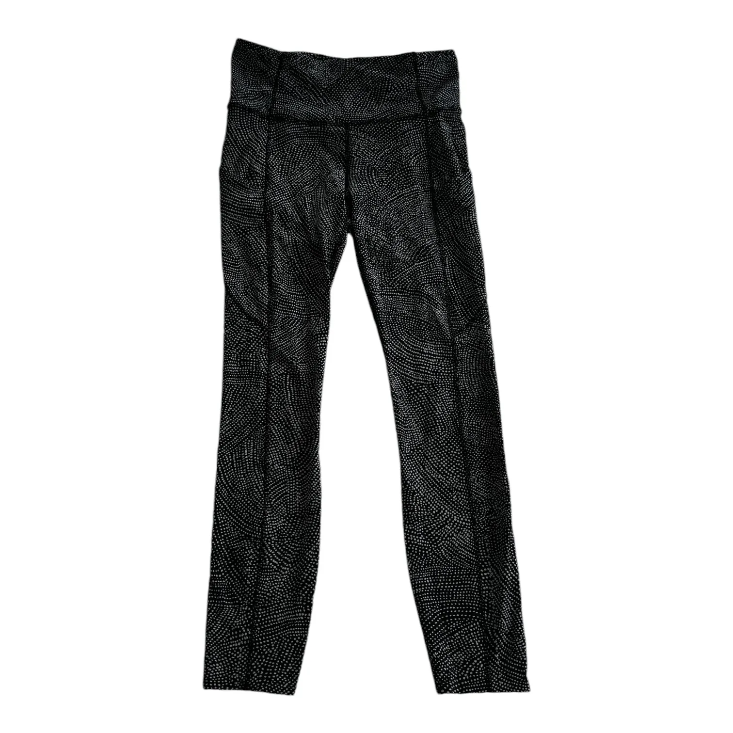 Athletic Leggings Capris By Lululemon In Polkadot Pattern, Size: 4