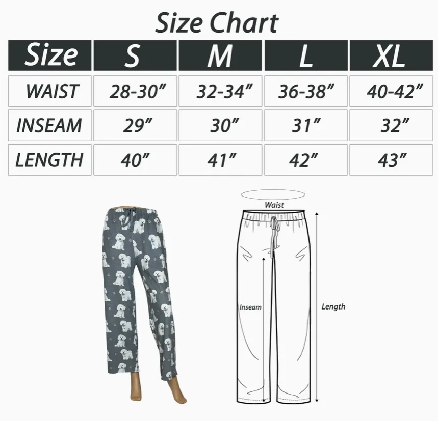 Bichon Frise Pajama Pants