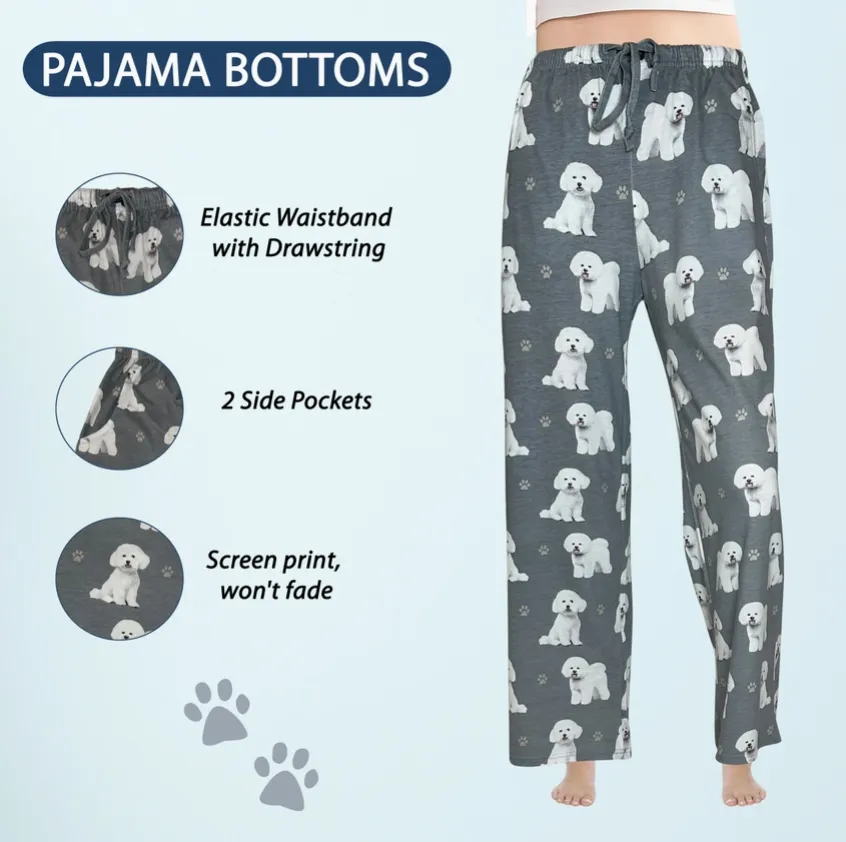 Bichon Frise Pajama Pants
