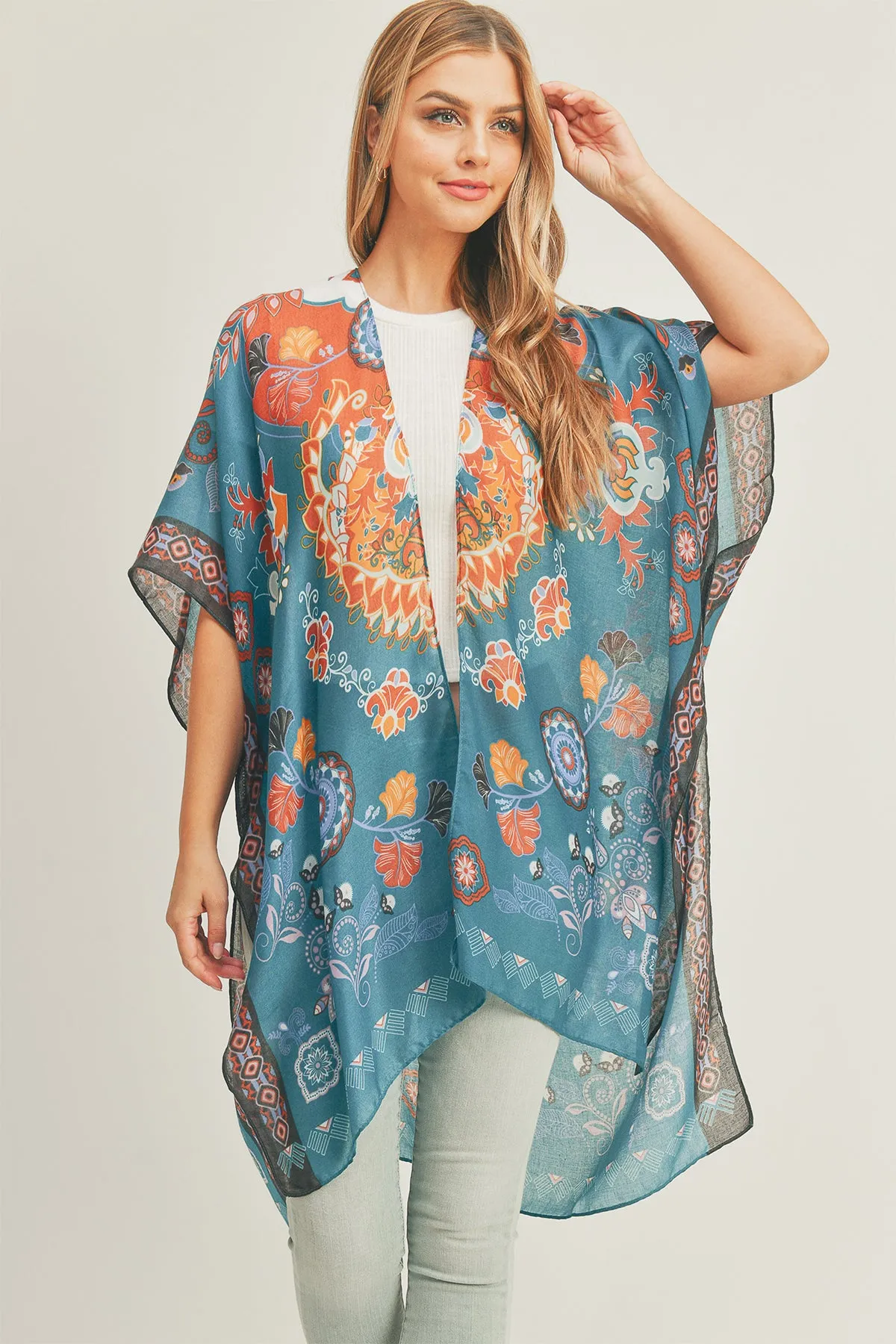 BOHO PRINT KIMONO