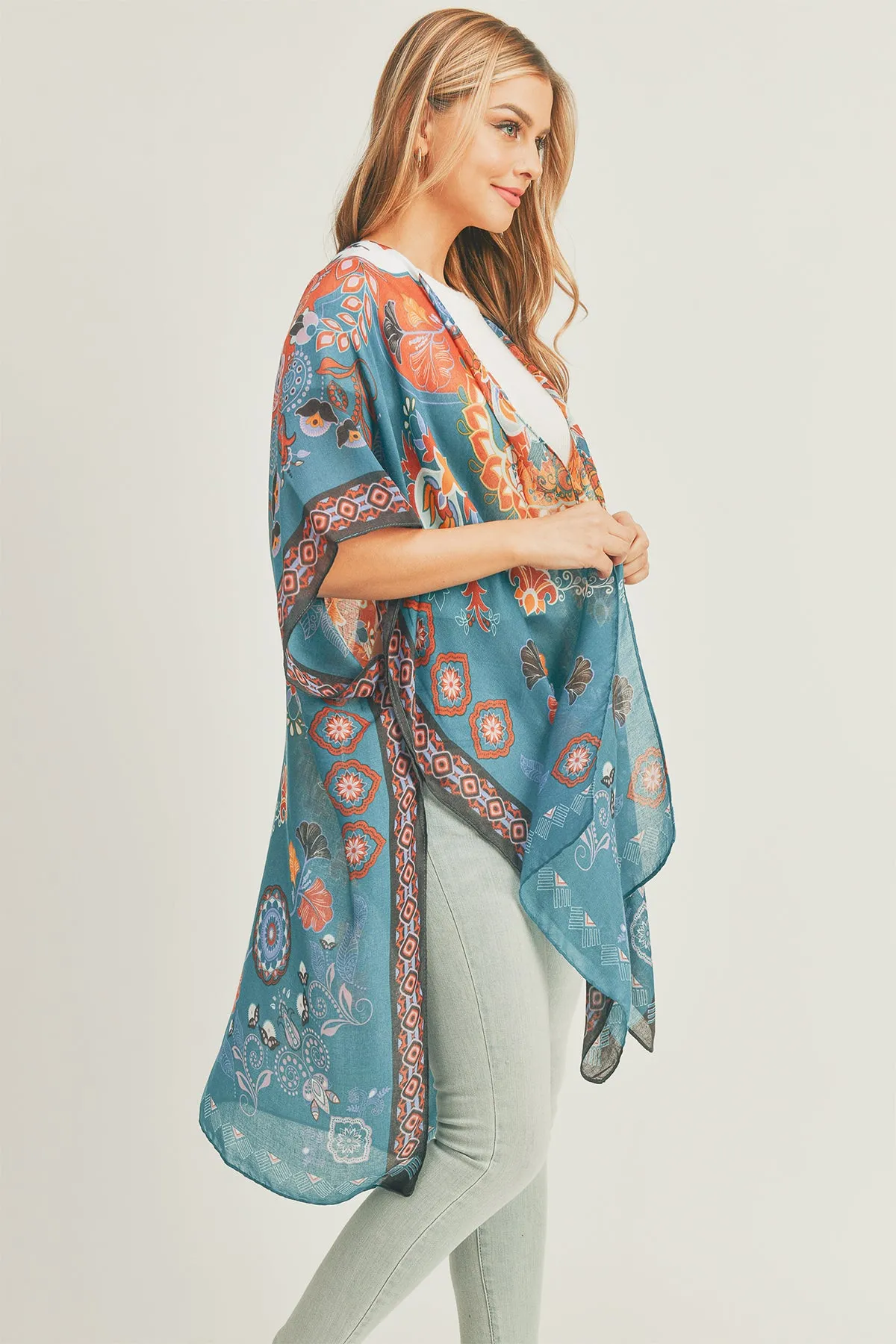 BOHO PRINT KIMONO