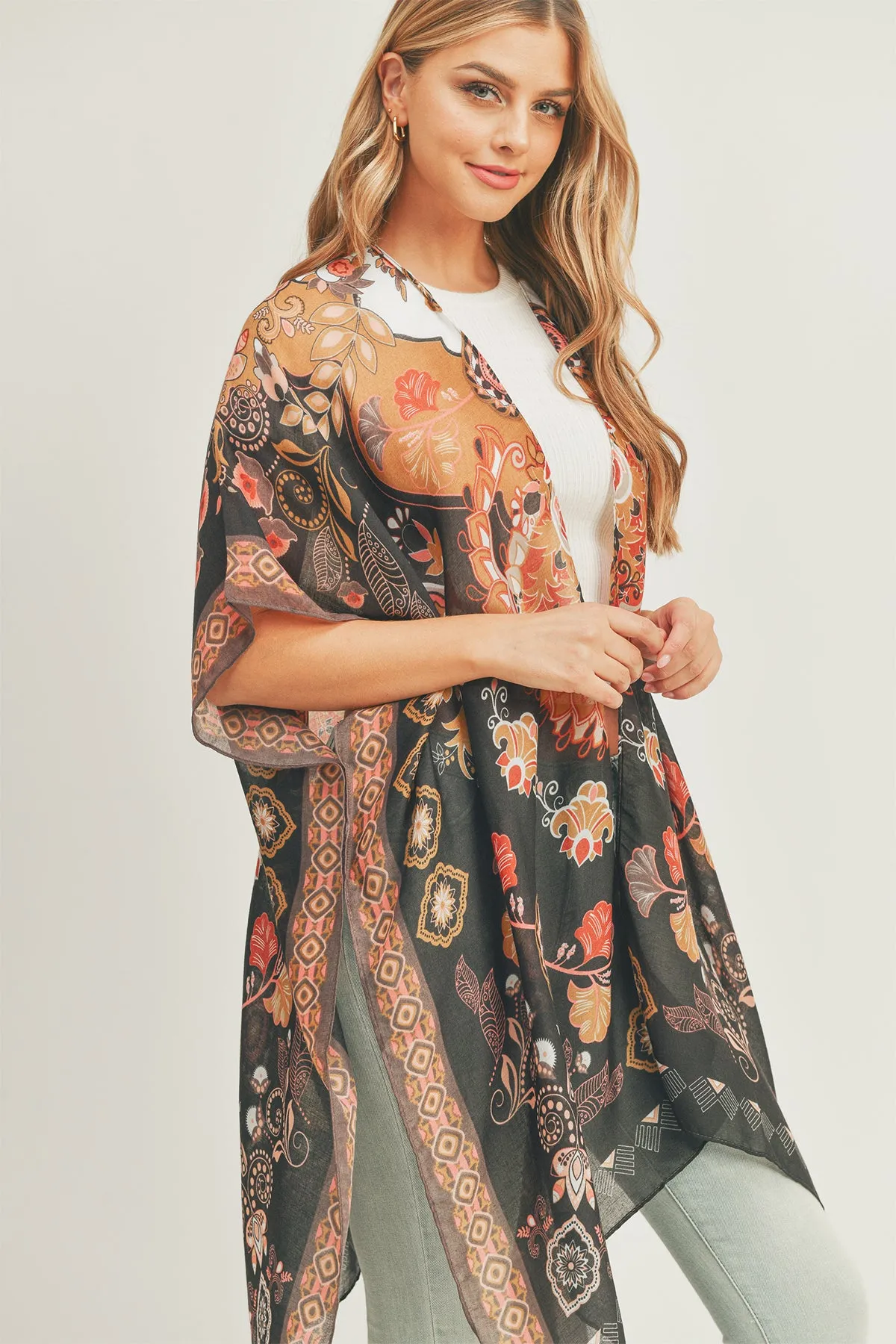 BOHO PRINT KIMONO