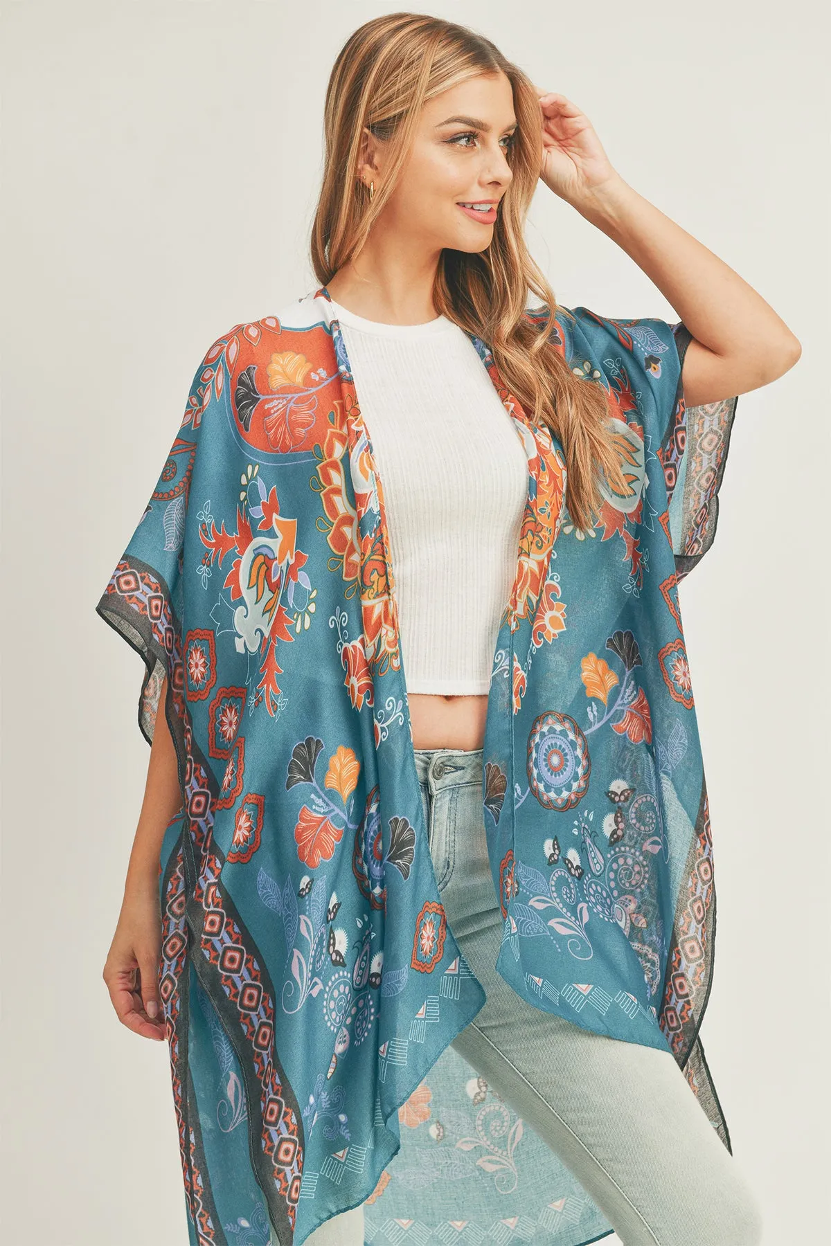 BOHO PRINT KIMONO