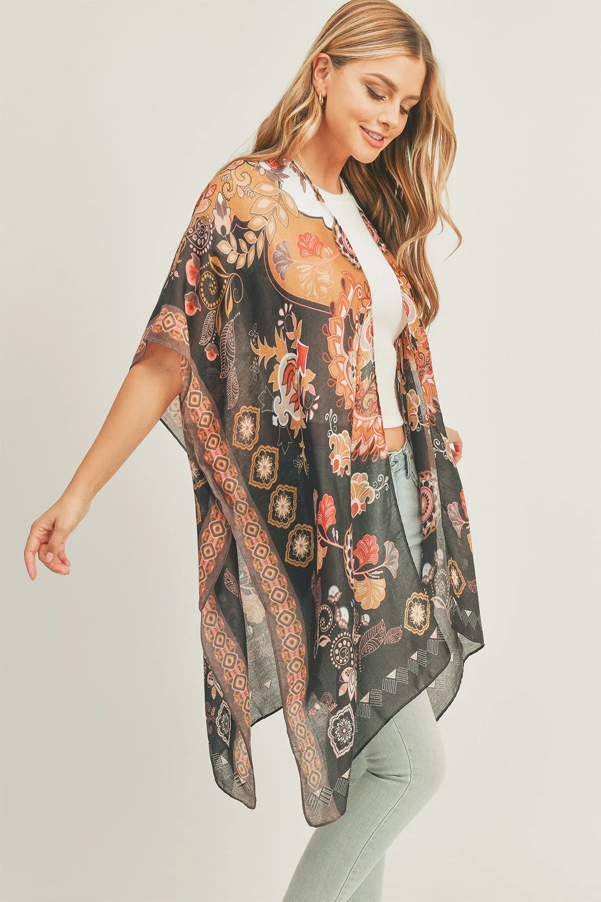 BOHO PRINT KIMONO