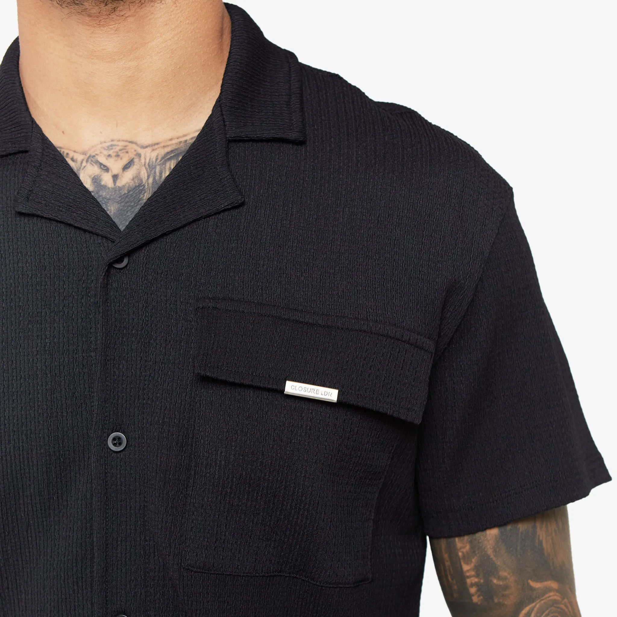 Crinkle Shirt | Black