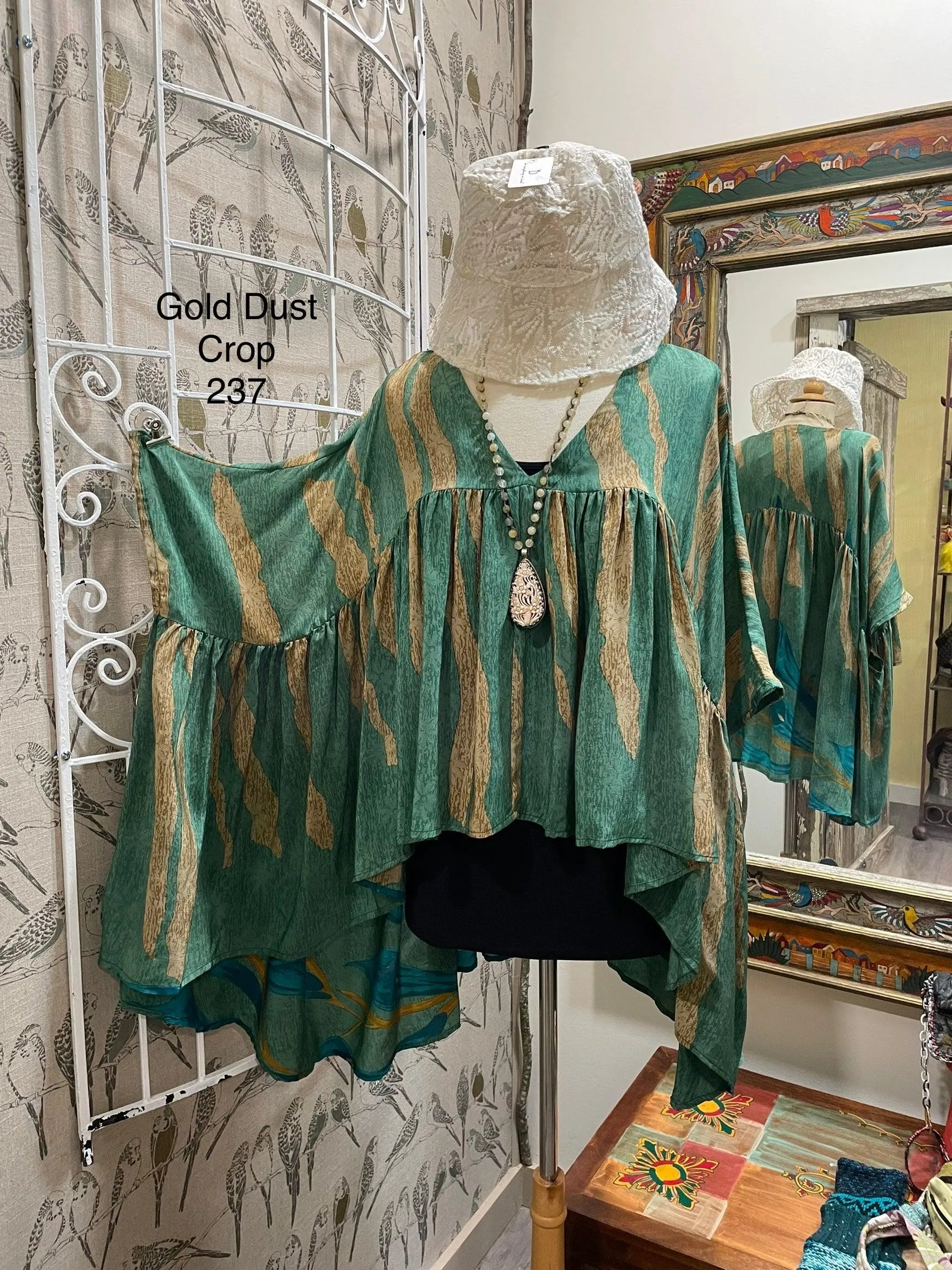 Gold Dust Crop Top #165 by Kantha Bae