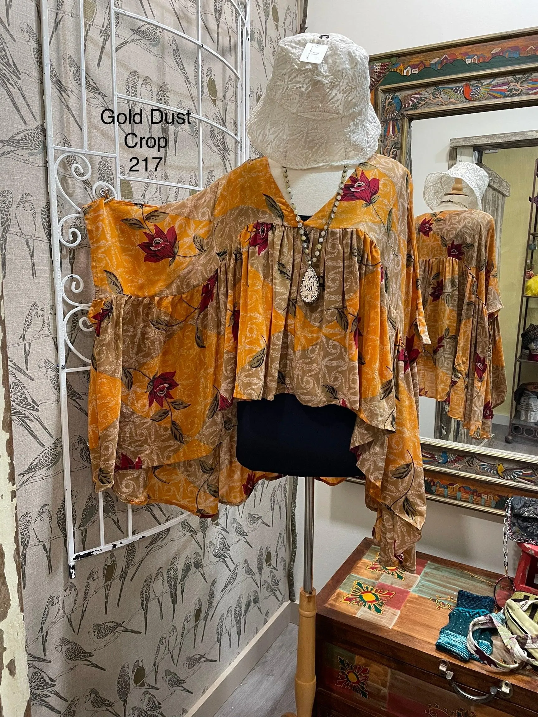 Gold Dust Crop Top #165 by Kantha Bae