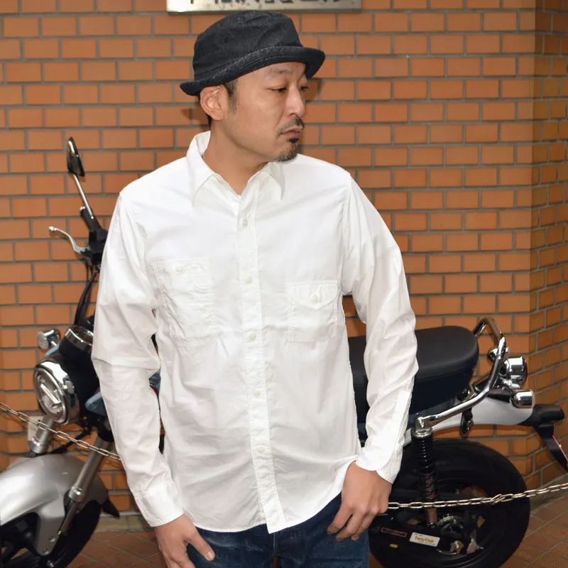 JELADO "JP94113" Smoker Shirt White