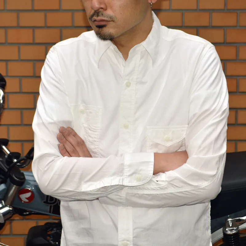 JELADO "JP94113" Smoker Shirt White