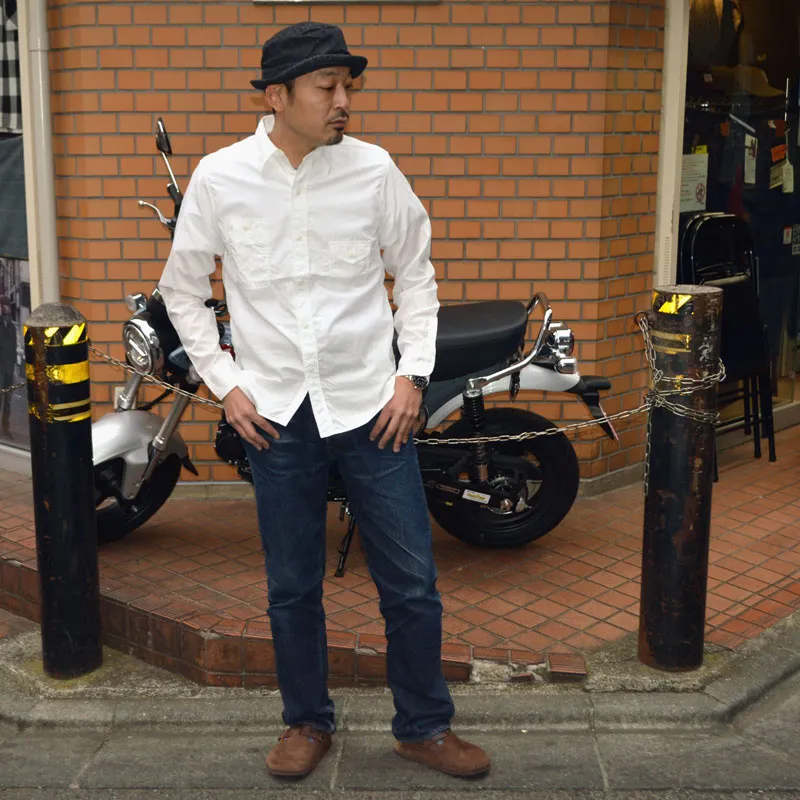JELADO "JP94113" Smoker Shirt White