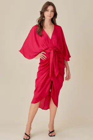 Lady in Red Holiday Dress
