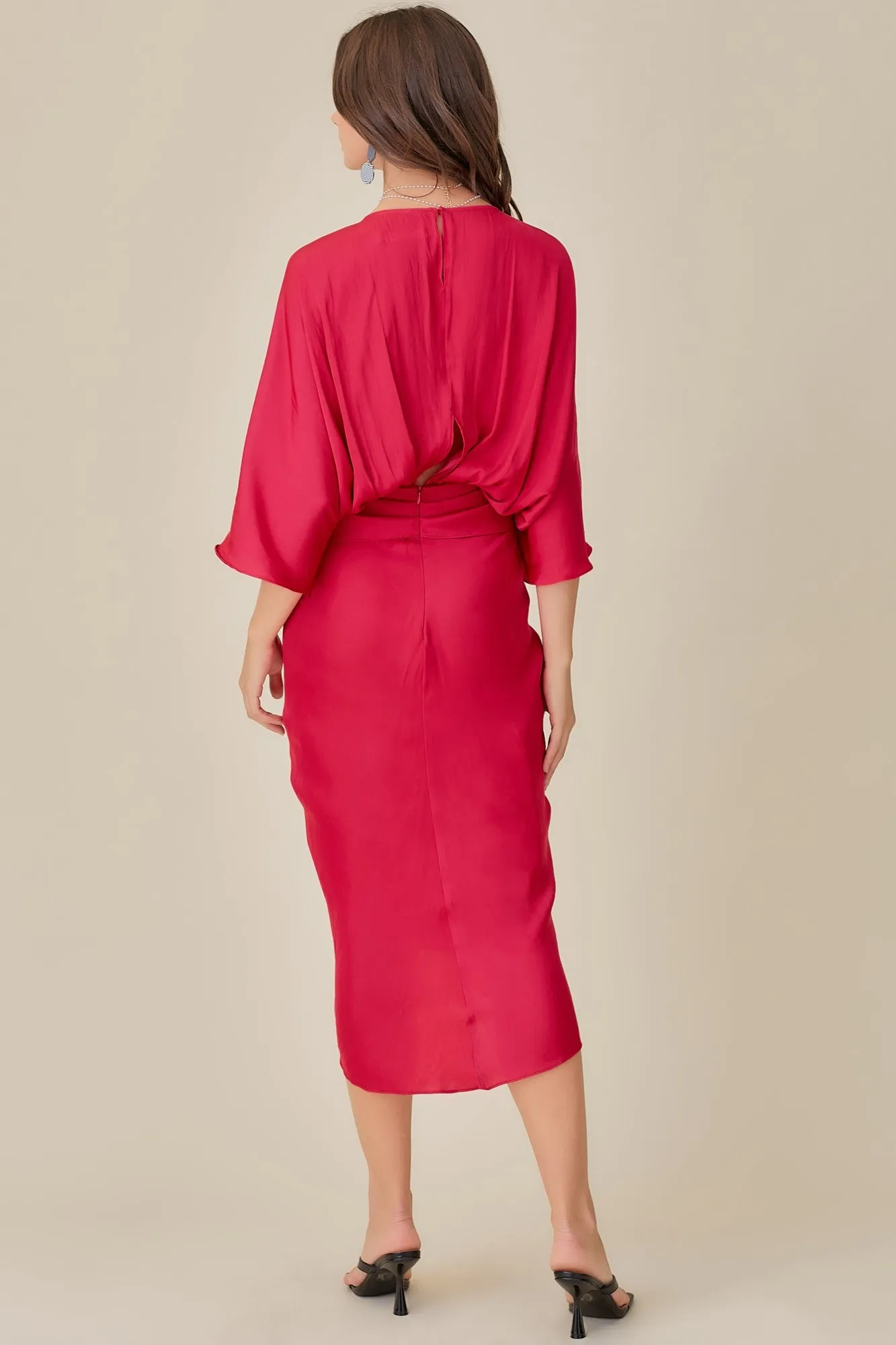 Lady in Red Holiday Dress