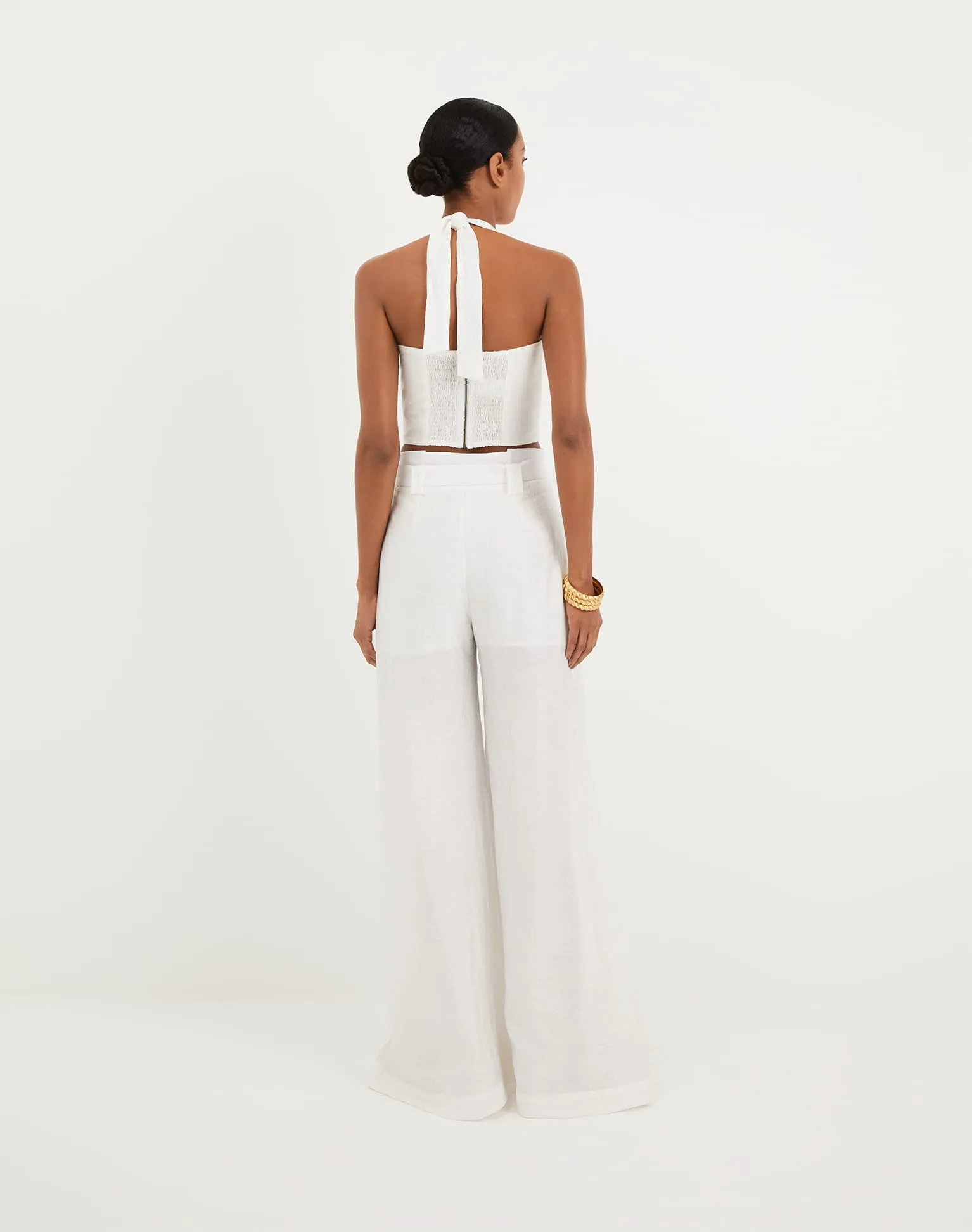Lys Palazzo Pants - Off White