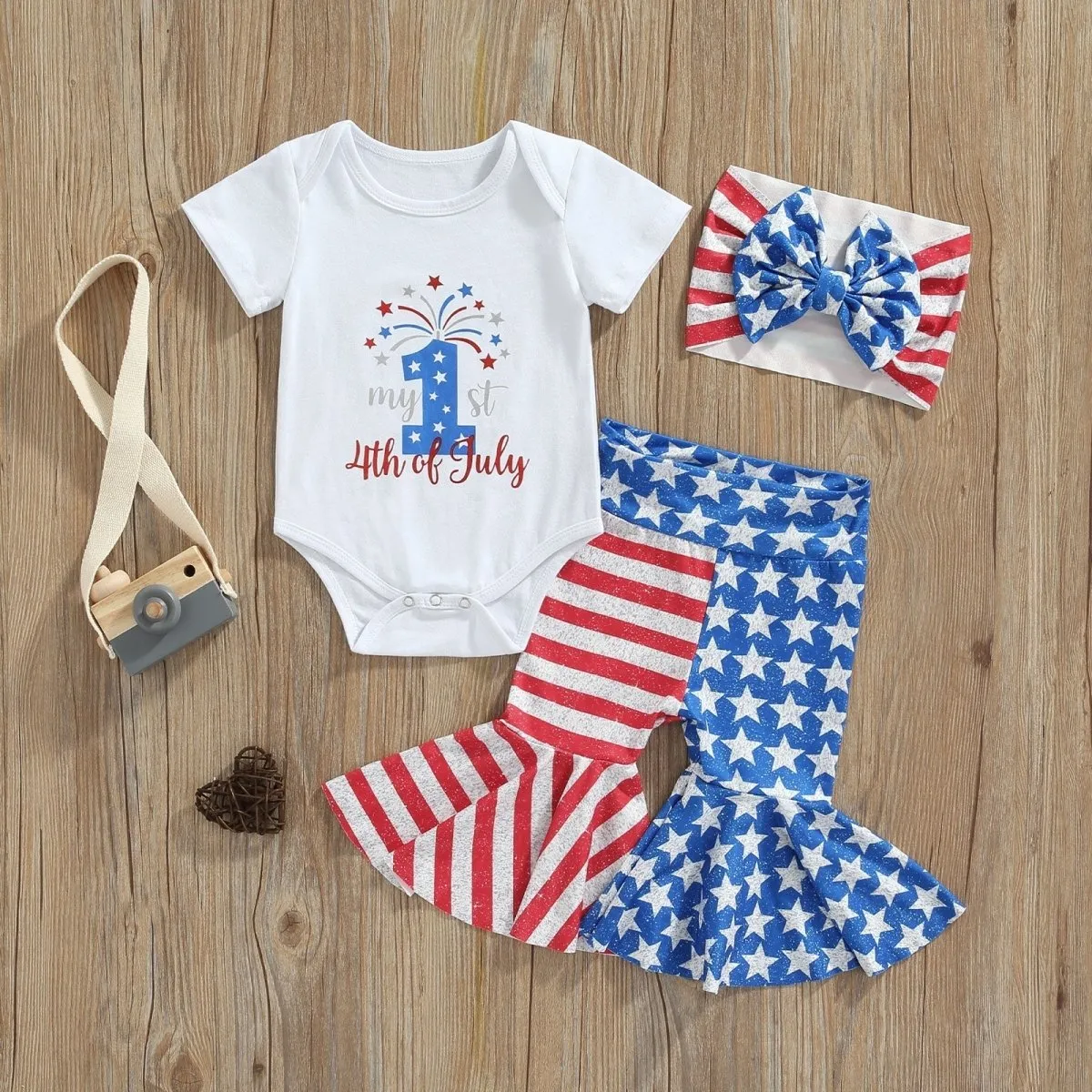 My 1st 4th of July Bell Bottoms Outfit