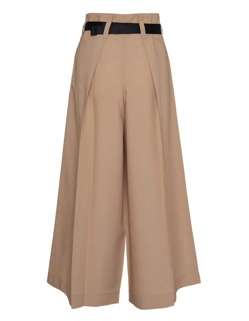 Oblique Fold Bottoms Woven Pants
