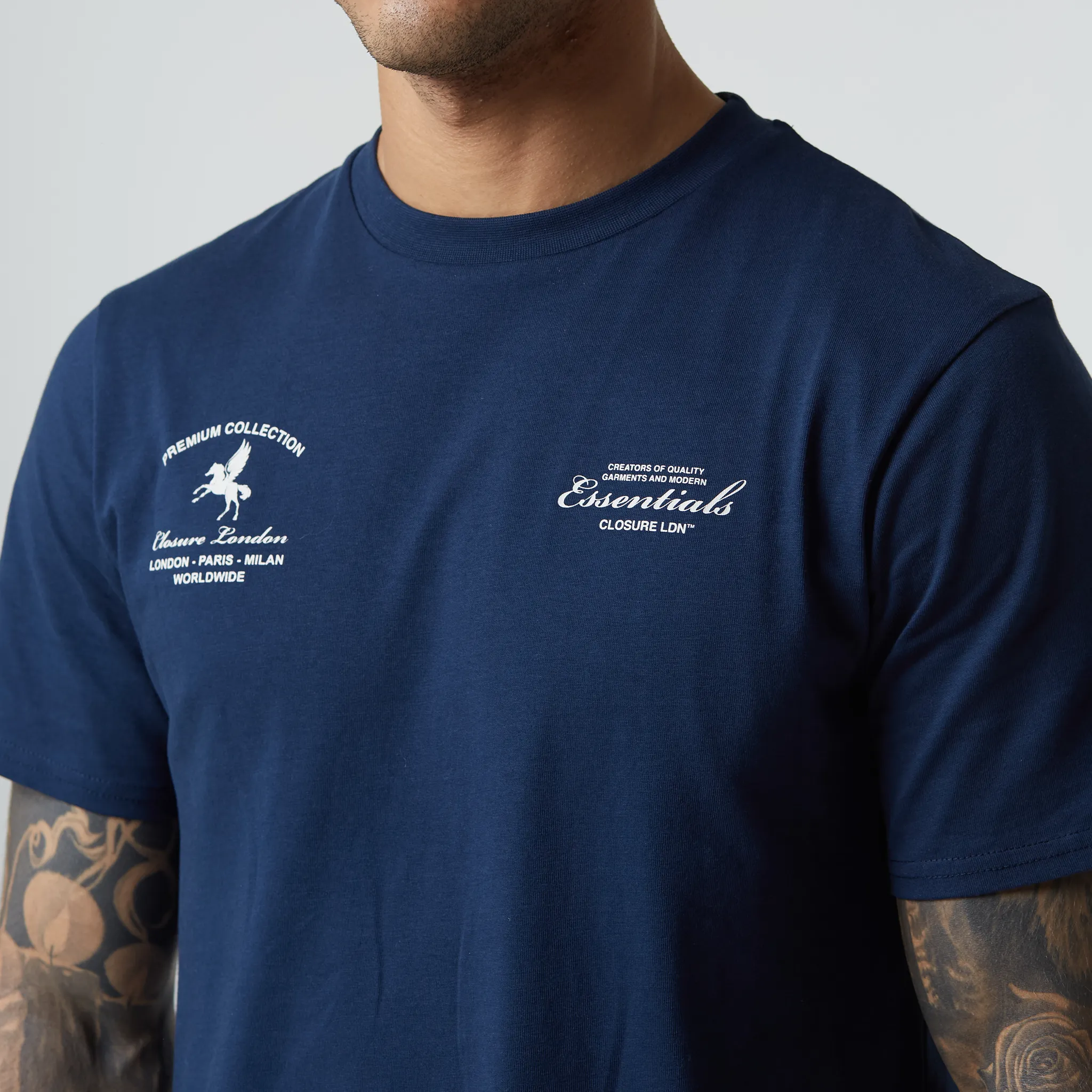 Premium Collection T-Shirt | Navy