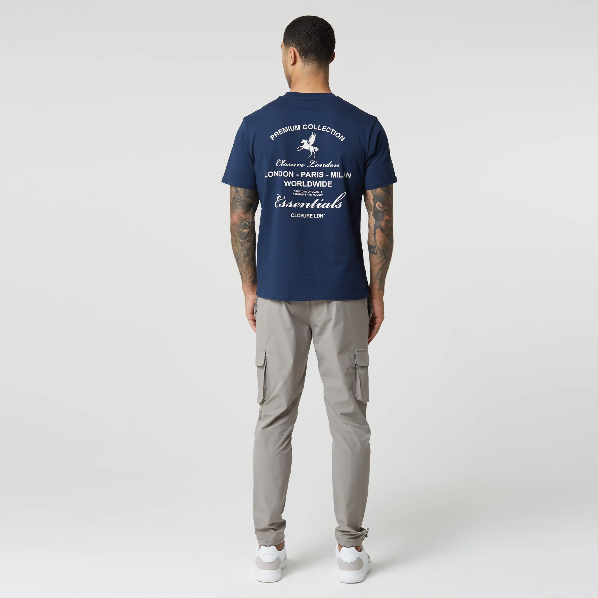 Premium Collection T-Shirt | Navy