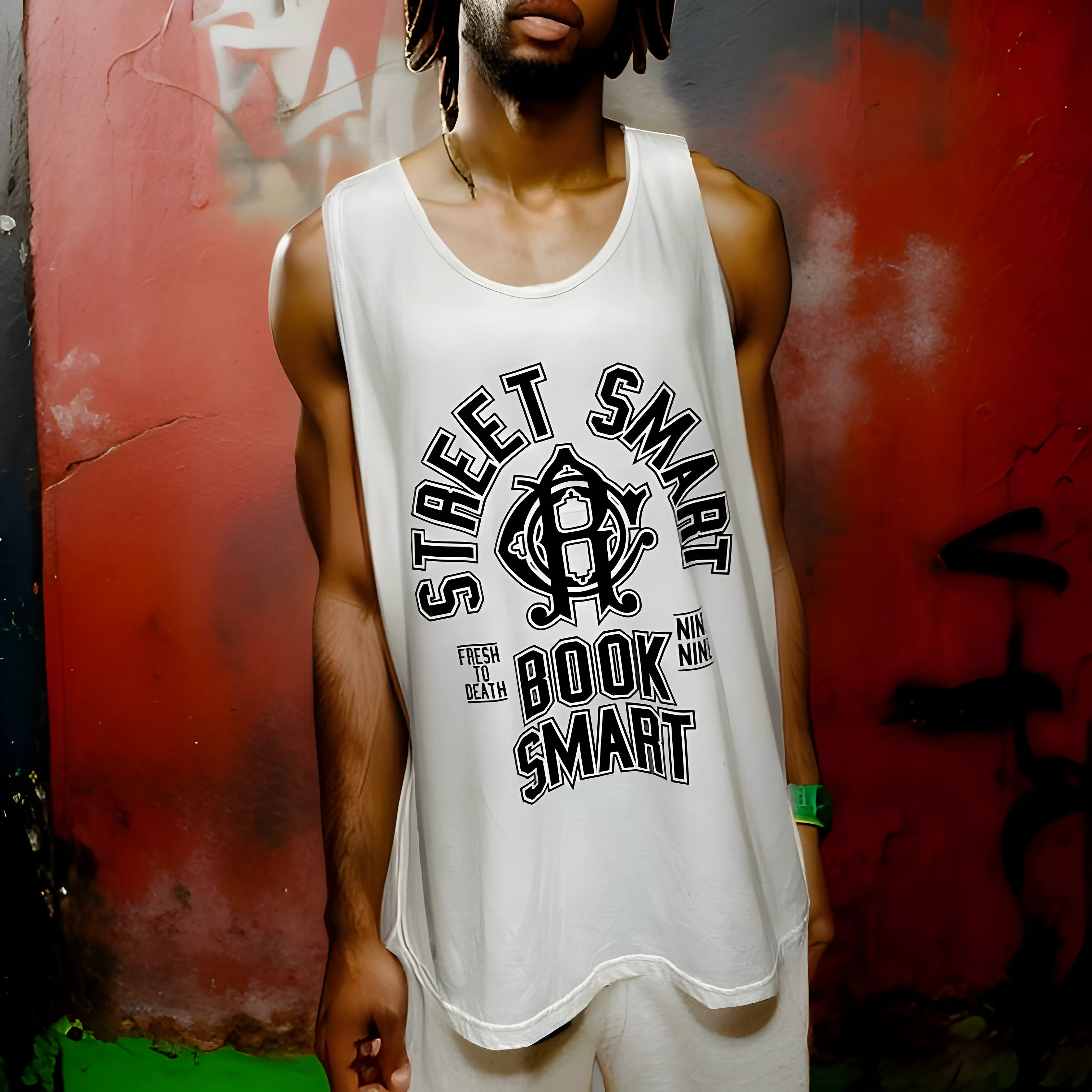 ^ROCAWEAR^ (WHITE) ~STREET SMART~ TANK TOP