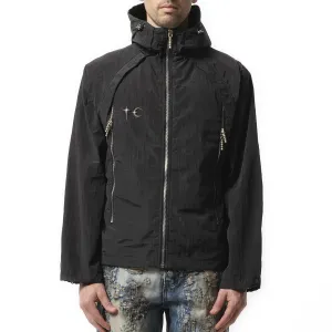 Scarred Wind Soldier Jacket in Black