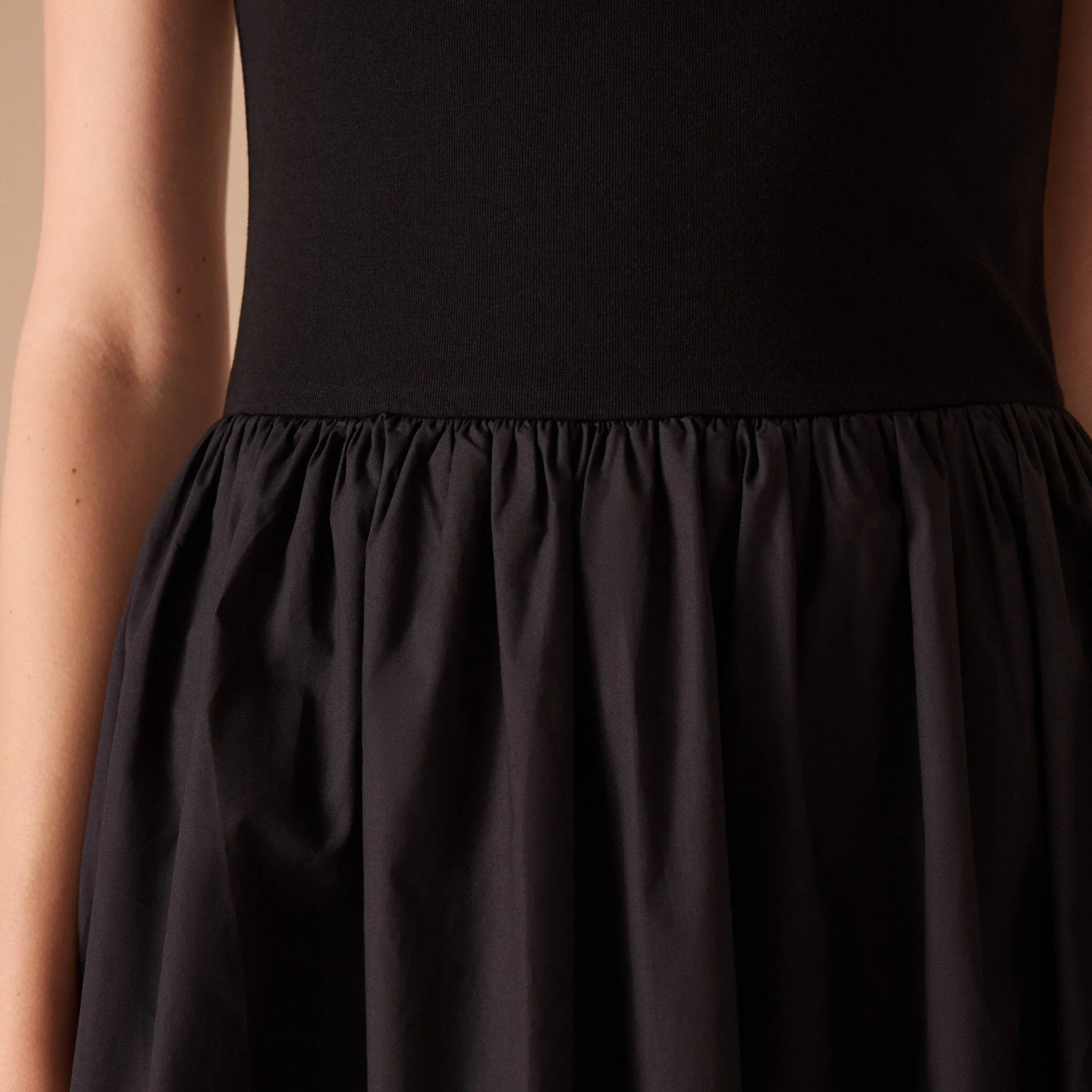 Short Sleeve Poplin Dress