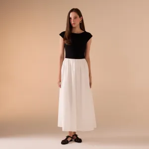 Short Sleeve Poplin Dress