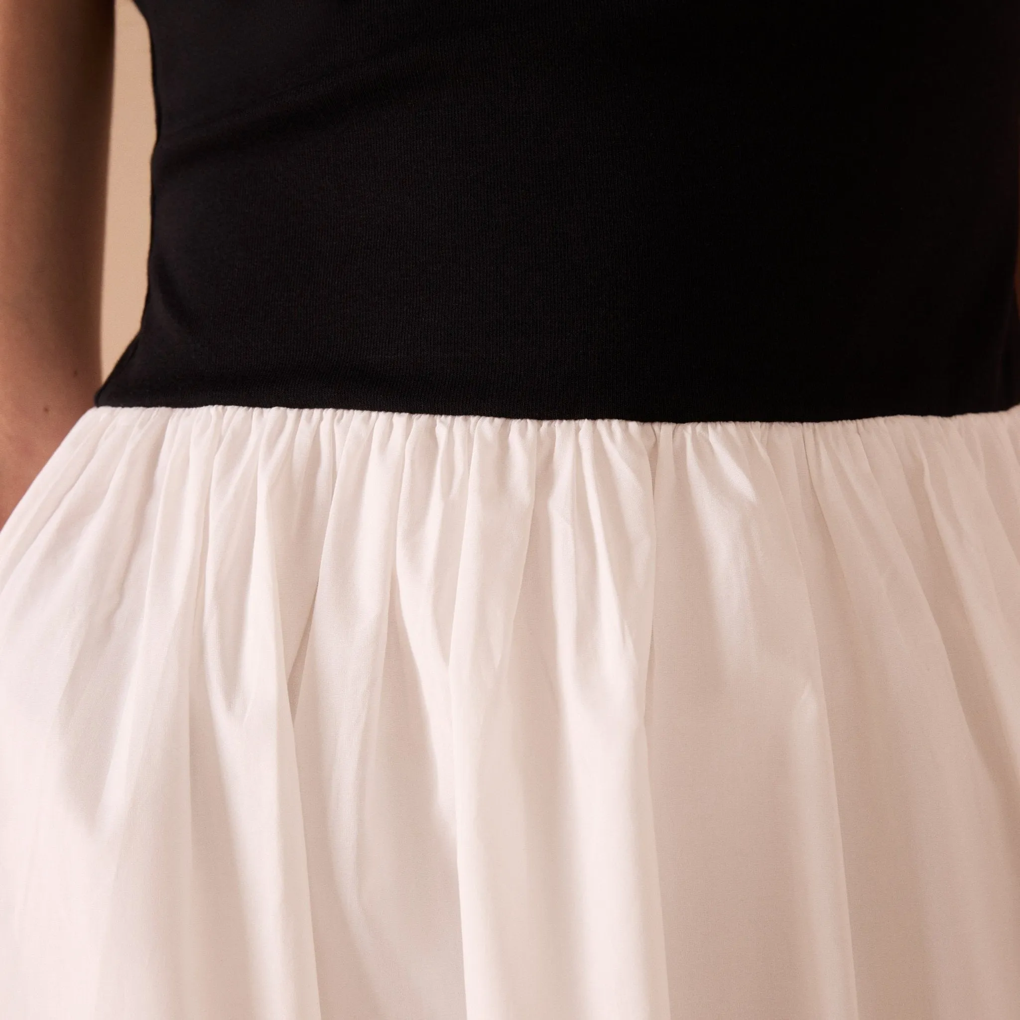 Short Sleeve Poplin Dress