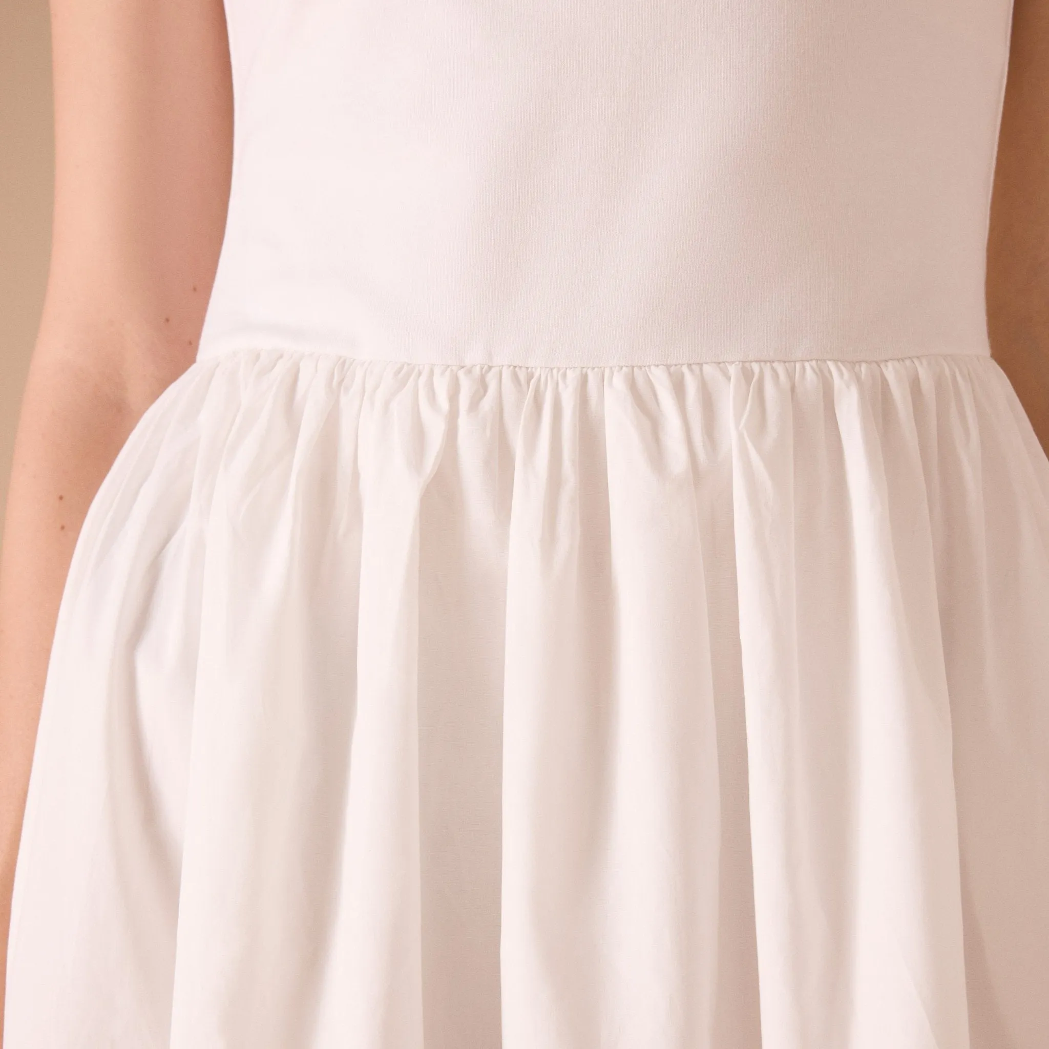 Short Sleeve Poplin Dress