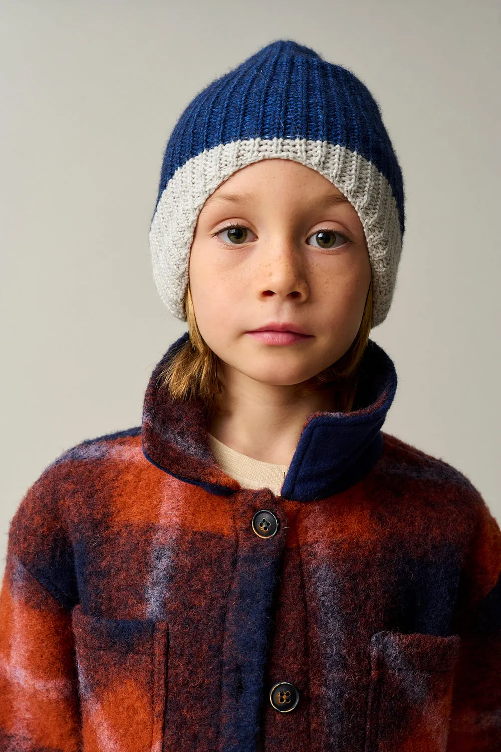 Warm plaid overshirt